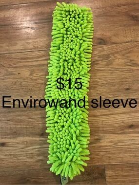 Norwex Bright Lime Green Chenille envirowand Sleeve